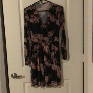 Floral Long Sleeve Dress